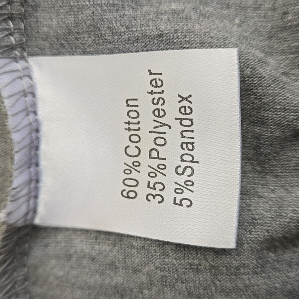 4XL Gray and Blue Star Print Women's Short Sleeve Tee - Picture 8 of 10